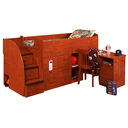 Twin with Pull-Out Desk